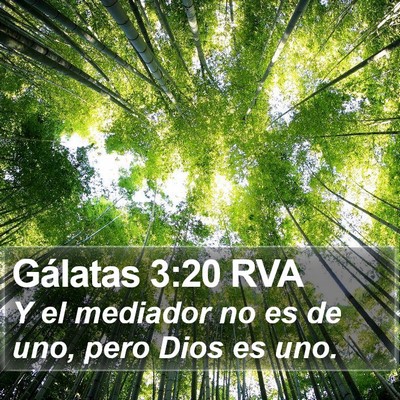 Gálatas 3:20 RVA Bible Verse Image