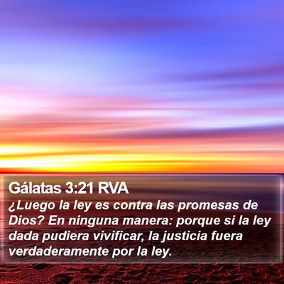 Gálatas 3:21 RVA Bible Verse Image