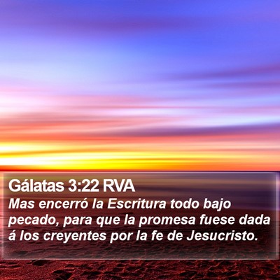 Gálatas 3:22 RVA Bible Verse Image