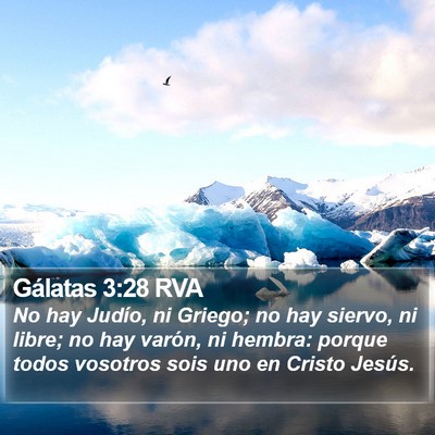 Gálatas 3:28 RVA Bible Verse Image