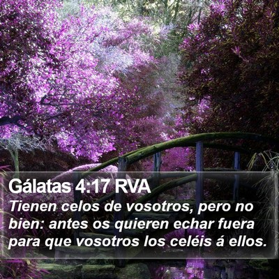 Gálatas 4:17 RVA Bible Verse Image