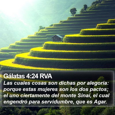 Gálatas 4:24 RVA Bible Verse Image