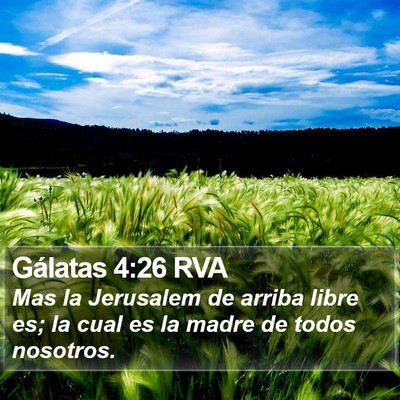 Gálatas 4:26 RVA Bible Verse Image