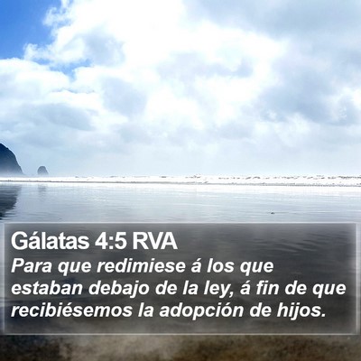 Gálatas 4:5 RVA Bible Verse Image