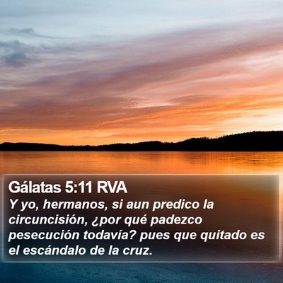 Gálatas 5:11 RVA Bible Verse Image