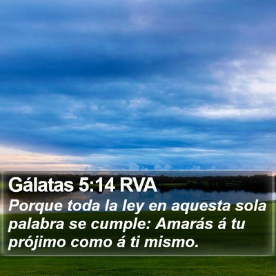Gálatas 5:14 RVA Bible Verse Image