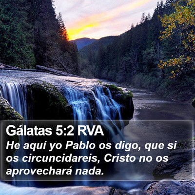 Gálatas 5:2 RVA Bible Verse Image