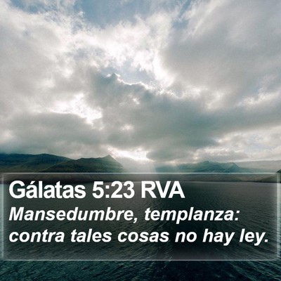 Gálatas 5:23 RVA Bible Verse Image