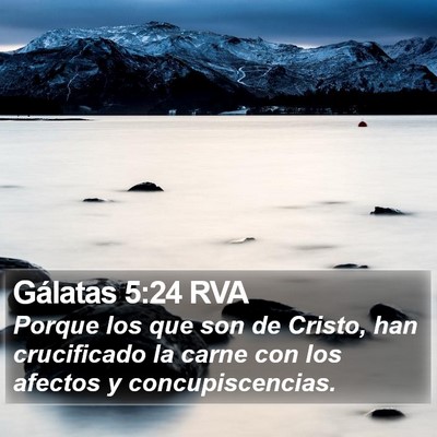 Gálatas 5:24 RVA Bible Verse Image
