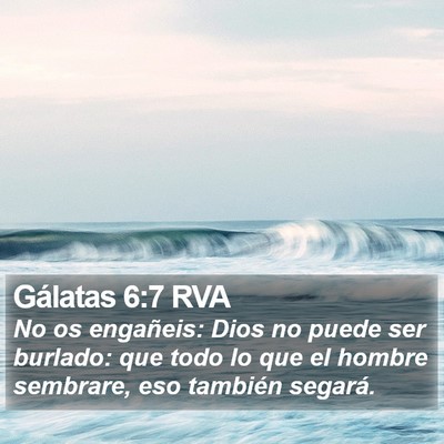 Gálatas 6:7 RVA Bible Verse Image