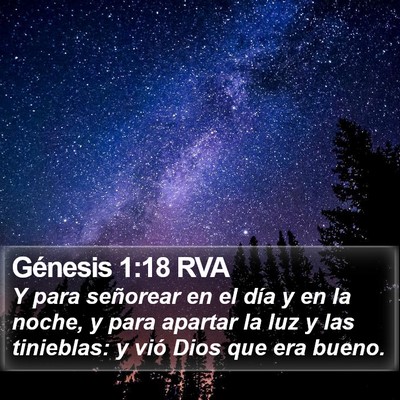 Génesis 1:18 RVA Bible Verse Image