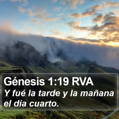 Génesis 1:19 RVA Bible Verse Image