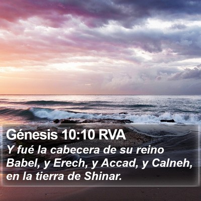 Génesis 10:10 RVA Bible Verse Image