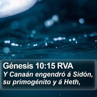 Génesis 10:15 RVA Bible Verse Image