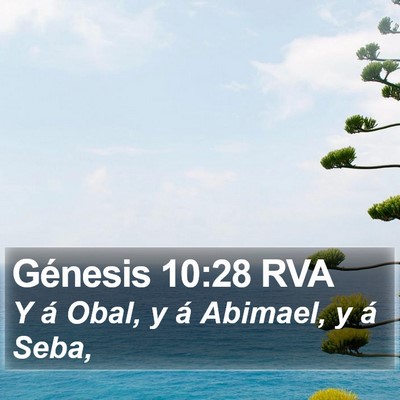 Génesis 10:28 RVA Bible Verse Image