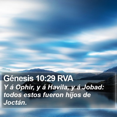 Génesis 10:29 RVA Bible Verse Image