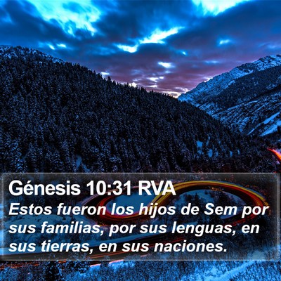 Génesis 10:31 RVA Bible Verse Image
