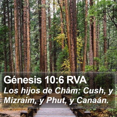 Génesis 10:6 RVA Bible Verse Image