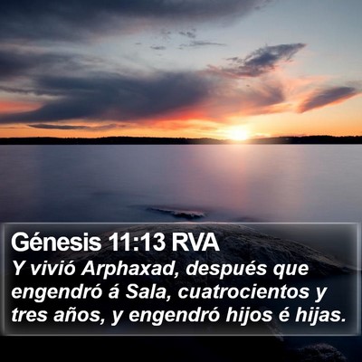 Génesis 11:13 RVA Bible Verse Image