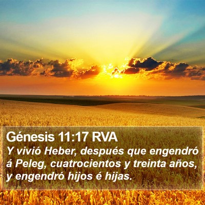 Génesis 11:17 RVA Bible Verse Image