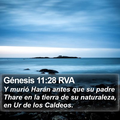 Génesis 11:28 RVA Bible Verse Image