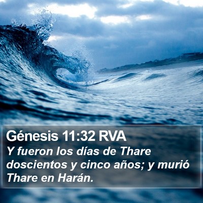Génesis 11:32 RVA Bible Verse Image