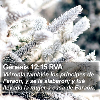 Génesis 12:15 RVA Bible Verse Image
