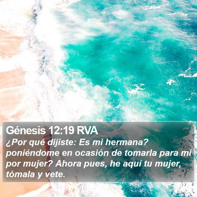 Génesis 12:19 RVA Bible Verse Image