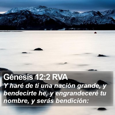Génesis 12:2 RVA Bible Verse Image
