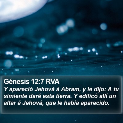 Génesis 12:7 RVA Bible Verse Image