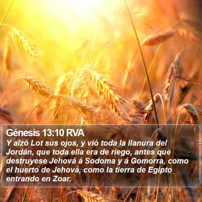 Génesis 13:10 RVA Bible Verse Image