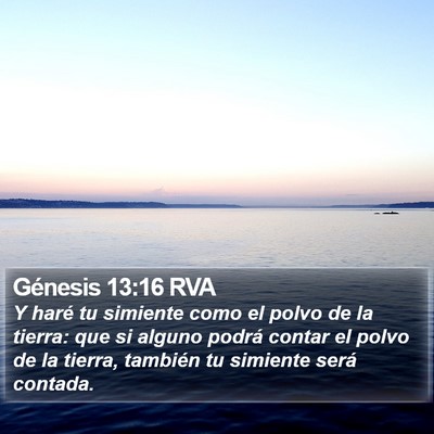 Génesis 13:16 RVA Bible Verse Image