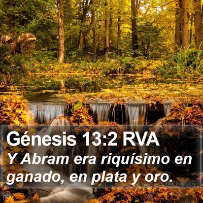 Génesis 13:2 RVA Bible Verse Image