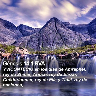 Génesis 14:1 RVA Bible Verse Image