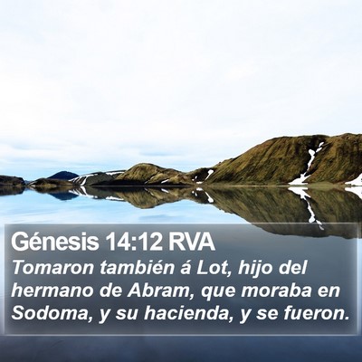 Génesis 14:12 RVA Bible Verse Image