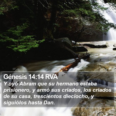 Génesis 14:14 RVA Bible Verse Image