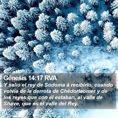 Génesis 14:17 RVA Bible Verse Image