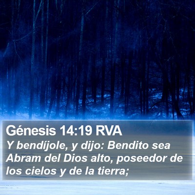Génesis 14:19 RVA Bible Verse Image