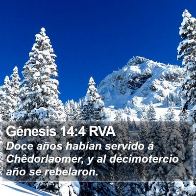 Génesis 14:4 RVA Bible Verse Image