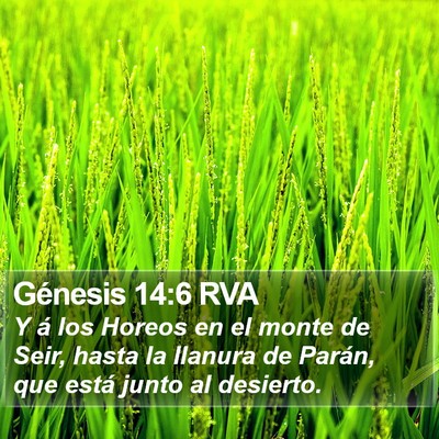 Génesis 14:6 RVA Bible Verse Image