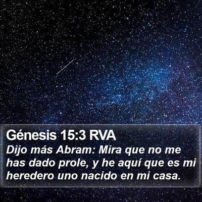 Génesis 15:3 RVA Bible Verse Image