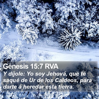Génesis 15:7 RVA Bible Verse Image