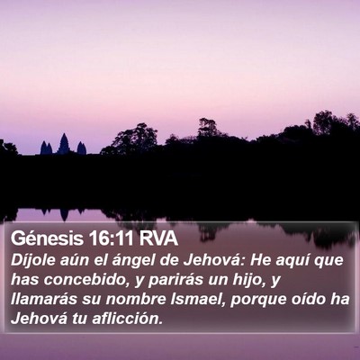 Génesis 16:11 RVA Bible Verse Image