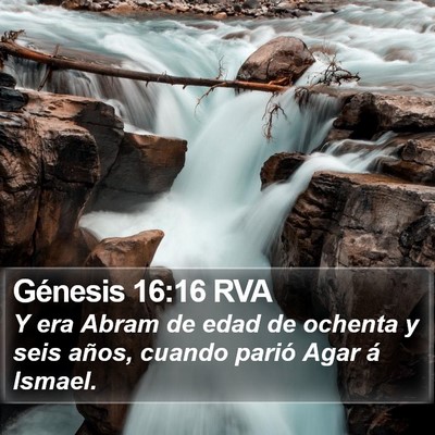 Génesis 16:16 RVA Bible Verse Image