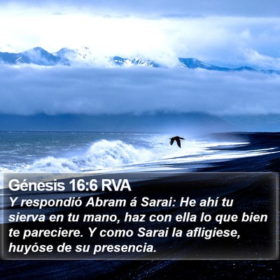 Génesis 16:6 RVA Bible Verse Image