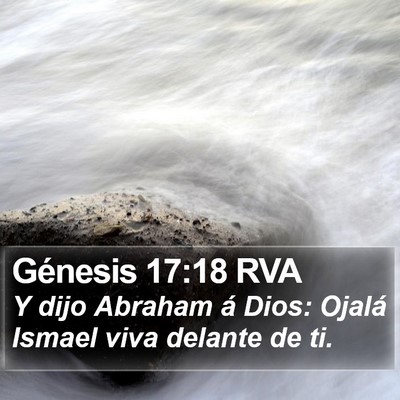 Génesis 17:18 RVA Bible Verse Image