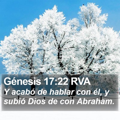 Génesis 17:22 RVA Bible Verse Image