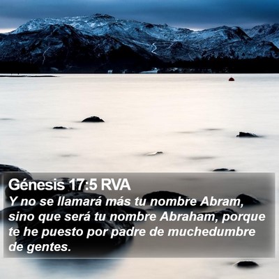 Génesis 17:5 RVA Bible Verse Image