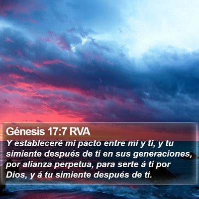 Génesis 17:7 RVA Bible Verse Image