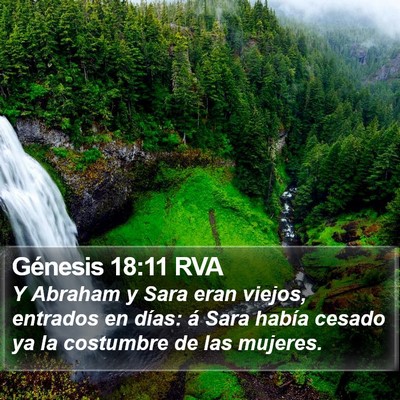Génesis 18:11 RVA Bible Verse Image
